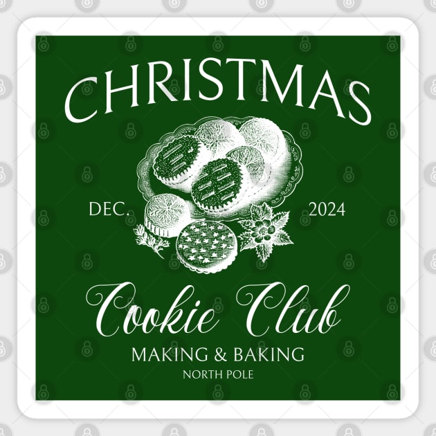 Christmas Cookie Club Family Christmas Baking Xmas Cookies Sticker by Yesteeyear